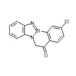 CAS 登录号：115060-12-3， 2-(苯并咪唑-1-基)-1-(2,4-二氯苯基)乙酮