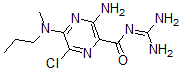 CAS 登录号：1151-75-3， 3-氨基-6-氯-N-(二氨基亚甲基)-5-(甲基-丙基氨基)吡嗪-2-甲酰胺