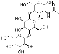 CAS 登录号：115114-32-4， beta-L-吡喃半乳糖基-(1->4)-beta-L-吡喃半乳糖基-(1->4)-2-乙酰氨基-2-脱氧-L-艾杜吡喃糖