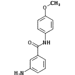 CAS 登录号：115175-19-4， 3-氨基-N-(4-甲氧基苯基)苯甲酰胺