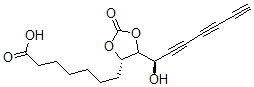 CAS#: 115216-83-6, (4S-(4alpha,5beta(S')))-5-(1-Hydroxy-2,4,6-Heptatriynyl)-2-Oxo-1,3-Dioxolane-4-Heptanoic Acid