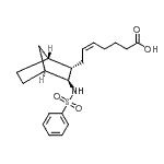 CAS#: 115266-92-7, (5Z)-7-{(1R,2S,3S,4S)-3-[(Phenylsulfonyl)Amino]Bicyclo[2.2.1]Hept-2-Yl}-5-Heptenoic Acid