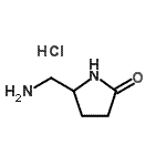 CAS#: 115307-13-6, 5-(Aminomethyl)-2-Pyrrolidinone Hydrochloride (1:1)