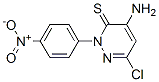 CAS 登录号：115393-27-6， 4-氨基-6-氯-2-(4-硝基苯基)-3(2H)哒嗪硫酮
