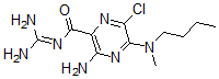 CAS 登录号：1154-79-6， 3-氨基-5-(丁基-甲基氨基)-6-氯-N-(二氨基亚甲基)吡嗪-2-甲酰胺