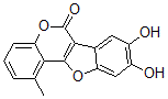 CAS#: 115532-07-5, 8,9-Dihydroxy-1-methyl-6H-benzofuro(3,2-c)(1)benzopyran-6-one