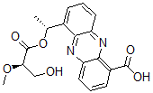 CAS 登录号：115666-98-3， 6-[(1R)-1-[(2R)-3-羟基-2-甲氧基丙烷酰基]氧乙基]吩嗪-1-羧酸