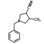CAS 登录号：115687-24-6， 1-苄基-4-甲基-3-吡咯烷甲腈