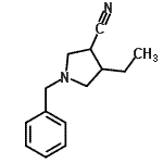 CAS#: 115687-25-7, 1-Benzyl-4-Ethyl-3-Pyrrolidinecarbonitrile