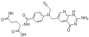 CAS#: 115722-29-7, (2S)-2-[[4-[(2-Amino-4-Oxo-1H-Pyrido[5,6-e]Pyrimidin-6-Yl)Methyl-Prop-2-Ynylamino]Benzoyl]Amino]Pentanedioic Acid