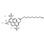 CAS 登录号：115787-85-4， 三钠8-(月桂酰氧基)-1,3,6-芘三磺酸酯