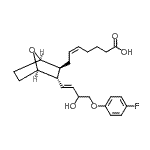 CAS 登录号：115825-93-9， (5Z)-7-{(1R,2S,3S,4R)-3-[(1E)-4-(4-氟苯氧基)-3-羟基-1-丁烯-1-基]-7-氧杂双环[2.2.1]庚-2-基}-5-庚烯酸