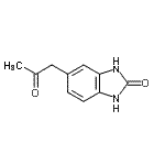 CAS 登录号：115836-59-4， 5-(2-氧代丙基)-1,3-二氢-2H-苯并咪唑-2-酮