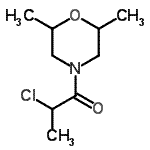 CAS 登录号：115840-37-4， 2-氯-1-(2,6-二甲基-4-吗啉基)-1-丙酮