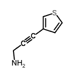 CAS#: 115955-68-5, 3-(3-Thienyl)-2-Propyn-1-Amine