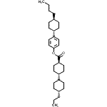 CAS#: 115978-59-1, 4-(trans-4-Butylcyclohexyl)Phenyl (1R,1'S,4R,4'S)-4'-Propyl-1,1'-Bi(Cyclohexyl)-4-Carboxylate
