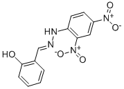 CAS 登录号：1160-76-5， 2-羟基-苯甲醛2-(2,4-二硝基苯基)腙