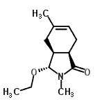 CAS#: 116072-21-0, (3R,3aS,7aR)-3-Ethoxy-2,5-Dimethyl-2,3,3A,4,7,7A-Hexahydro-1H-Isoindol-1-One