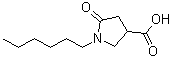 CAS#: 116167-27-2, 1-Hexyl-5-Oxo-3-Pyrrolidinecarboxylic Acid