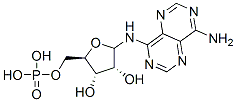 CAS 登录号：116168-71-9， 4-氨基-8-(呋喃核糖基氨基)嘧啶并(5,4-d)嘧啶-5'-磷酸酯