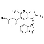 CAS#: 116169-18-7, Isopropyl Methyl 4-(2,1,3-Benzoxadiazol-4-Yl)-2,6-Dimethyl-3,5-Pyridinedicarboxylate