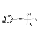 CAS#: 116228-46-7, 2-Methyl-4-(1H-Pyrazol-4-Yl)-3-Butyn-2-Ol