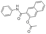 CAS 登录号：1163-67-3， 3-(乙酰氧基)-N-苯基-2-萘甲酰胺