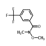 CAS 登录号：116332-62-8， N-甲氧基-N-甲基-3-(三氟甲基)苯甲酰胺