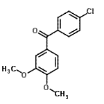 CAS#: 116412-84-1, (4-Chlorophenyl)(3,4-Dimethoxyphenyl)Methanone