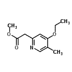CAS#: 116419-06-8, Methyl (4-Ethoxy-5-Methyl-2-Pyridinyl)Acetate