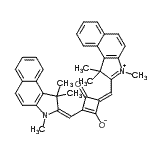 CAS#: 116477-16-8, (4Z)-3-Oxo-4-[(1,1,3-Trimethylbenzo[E]Indol-3-Ium-2-Yl)Methylene]-2-[(E)-(1,1,3-Trimethylbenzo[E]Indol-2-Ylidene)Methyl]Cyclobuten-1-Olate