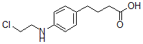 CAS 登录号：116505-53-4， 4-[(2-氯乙基)氨基]-苯丁酸