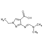 CAS 登录号：116519-73-4， 3-{(E)-[(二甲基氨基)亚甲基]氨基}-1-乙基-1H-吡唑-4-羧酸
