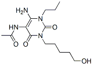 CAS 登录号：116526-19-3， N-[6-氨基-1,2,3,4-四氢-3-(5-羟基戊基)-2,4-二氧代-1-丙基-嘧啶-5-基]-乙酰胺