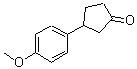 CAS#: 116526-34-2, 3-(4-Methoxyphenyl)Cyclopentanone
