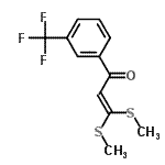 CAS#: 116609-88-2, 3,3-Bis(Methylsulfanyl)-1-[3-(Trifluoromethyl)Phenyl]Prop-2-En-1-One