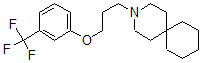 CAS#: 1167-20-0, 9-[3-[3-(Trifluoromethyl)Phenoxy]Propyl]-9-Azaspiro[5.5]Undecane