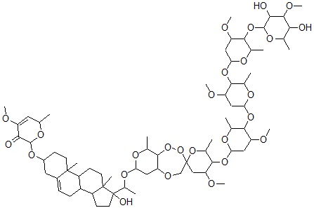 CAS 登录号：116709-64-9， 杠柳苷D