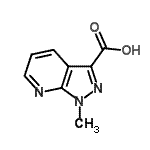 CAS#: 116855-09-5, 1-Methyl-1H-Pyrazolo[3,4-b]Pyridine-3-Carboxylic Acid