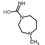 CAS 登录号：116882-91-8， 4-甲基-1,4-二氮杂环庚-1-甲酰胺