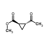 CAS 登录号：116949-59-8， 甲基(1R,2R)-2-乙酰基环丙烷羧酸酯