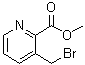 CAS 登录号：116986-09-5， 3-(溴甲基)-2-吡啶羧酸甲酯