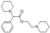 CAS 登录号:117-30-6, 2-哌啶-1-基乙基2-苯基-2-哌啶-1-基乙酸酯