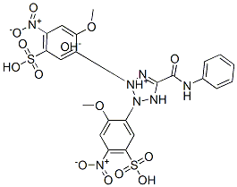 CAS#: 117038-70-7, 4-Methoxy-5-[3-(2-Methoxy-4-Nitro-5-Sulfophenyl)-5-(Phenylcarbamoyl)Tetrazol-3-Ium-2-Yl]-2-Nitrobenzenesulfonate