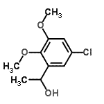 CAS 登录号：117052-18-3， 1-(5-氯-2,3-二甲氧基苯基)乙醇