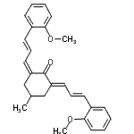 CAS#: 117069-09-7, (2Z,6E)-2,6-Bis[(2E)-3-(2-Methoxyphenyl)-2-Propen-1-Ylidene]-4-Methylcyclohexanone