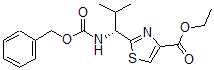 CAS 登录号：117076-27-4， 2-[(1R)-2-甲基-1-(苯基甲氧羰基氨基)丙基]-1,3-噻唑-4-羧酸乙酯
