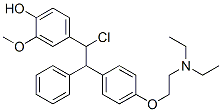 CAS 登录号：117095-65-5， 1-(4-(2-(二乙基氨基)乙氧基)-苯基)-1-(苯基)-2-(3-甲氧基-4-羟基苯基)-2-氯乙烷