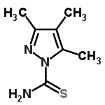 CAS#: 117134-80-2, 3,4,5-Trimethyl-1H-Pyrazole-1-Carbothioamide
