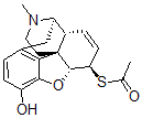 CAS 登录号：117152-64-4， (-)-6beta-乙酰基硫代去甲吗啡